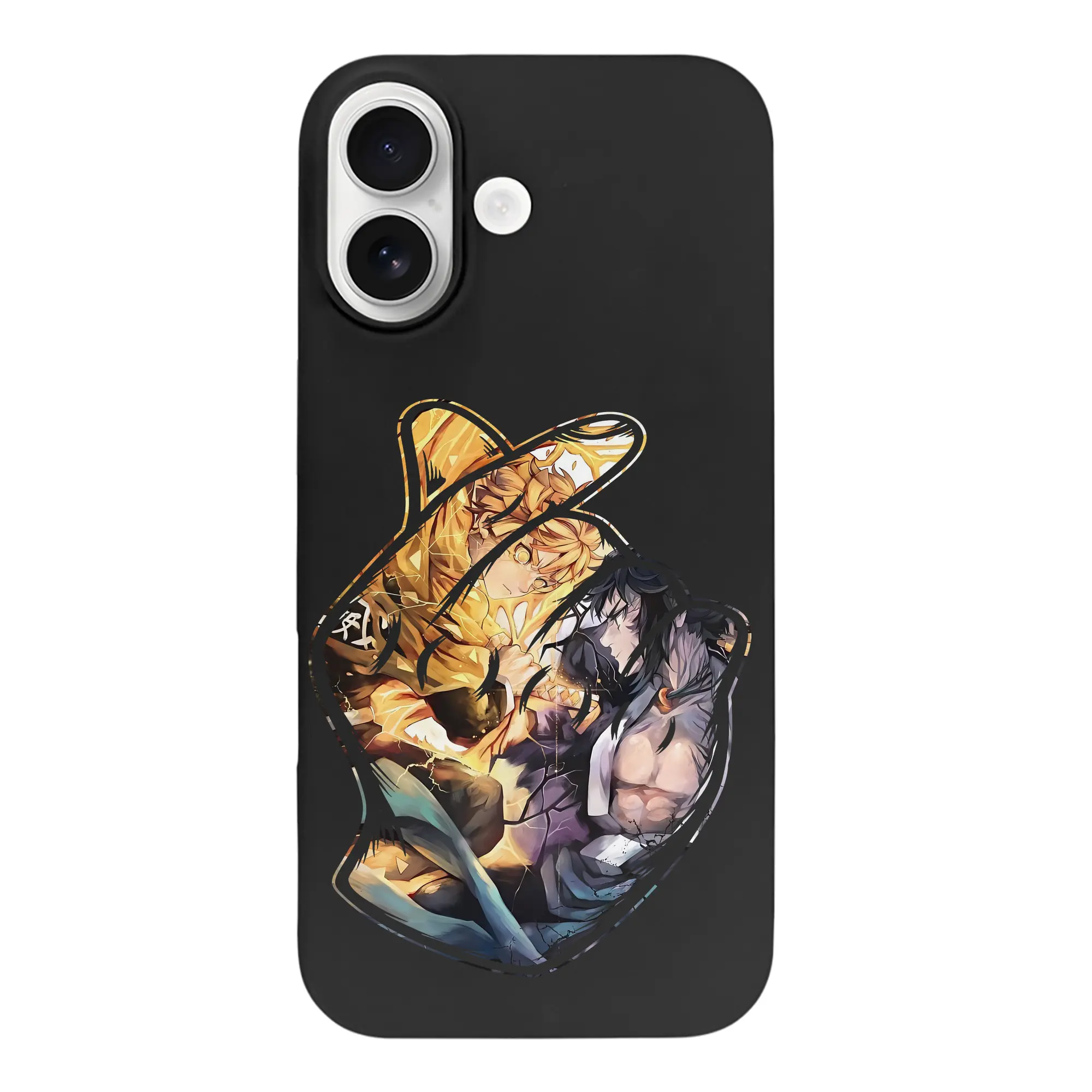 鬼滅の刃 グッズ,我妻 善逸 - iPhone 17 シリーズ シリコンケース 薄型 耐衝撃 指紋防止 ソフトタッチカバー 精密フィット 傷防止 保護ケース iPhone 17/17 Air/17 Pro/17 Pro Max 対応